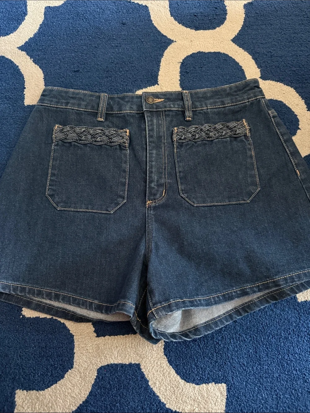 Rolla’s Mirage Braided Pocket Denim Shorts